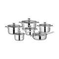 Batteria pentole 12 pezzi in acciaio inox