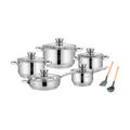 Batteria pentole 12 pezzi in acciaio inox