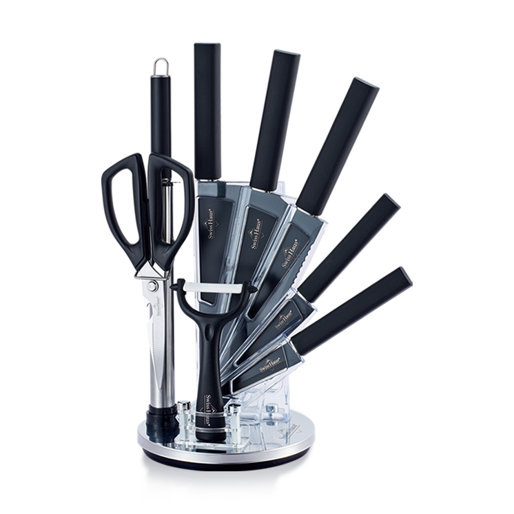Set coltelli da cucina 9 pezzi